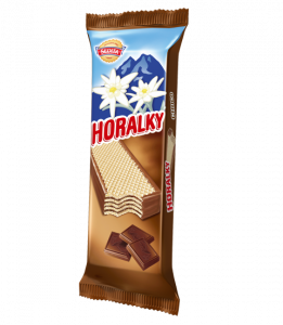 Horalky - Rim cocoa coated wafer with chocolate filling 50g